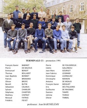 Terminale C1 - promotion 1991