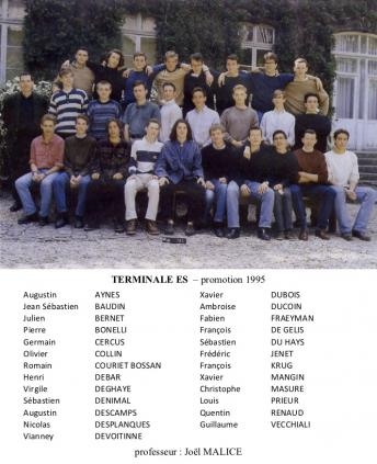 TerminaleES - promotion 1995