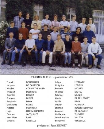 Terminale S1 - promotion 1995