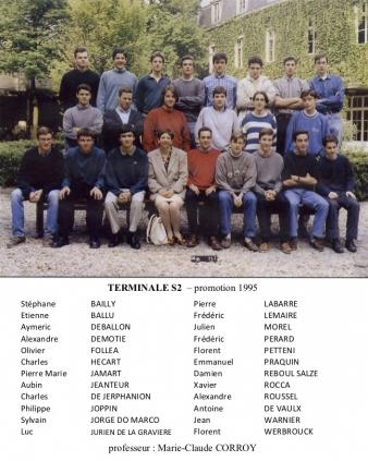 Terminale S2 - promotion 1995