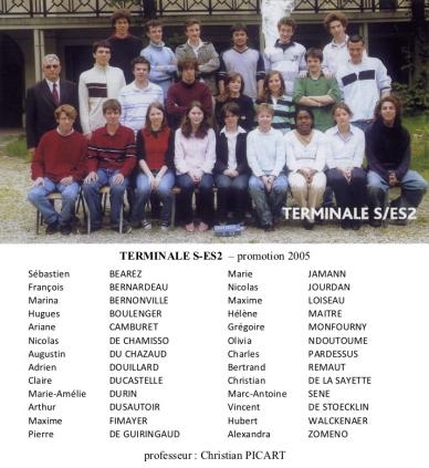 Terminale S-ES2 - promotion 2005